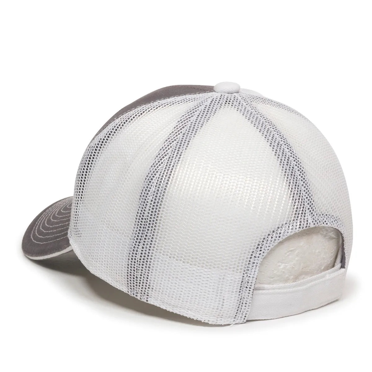 Outdoor Cap GWT-101M Cotton Twill Garment Washed Structured Trucker Hat Unisex Accessories Hats & Caps