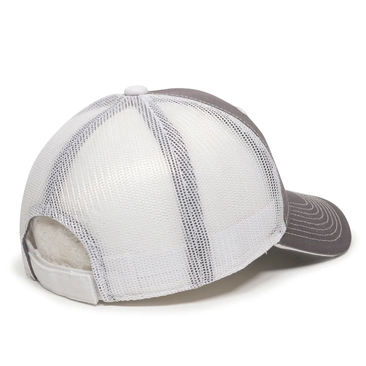 Outdoor Cap GWT-101M Cotton Twill Garment Washed Structured Trucker Hat Unisex Accessories Hats & Caps