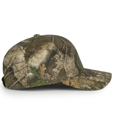 Outdoor Cap 350 Canvas Camo Structured Solid Back Hat Unisex Accessories Hats & Caps