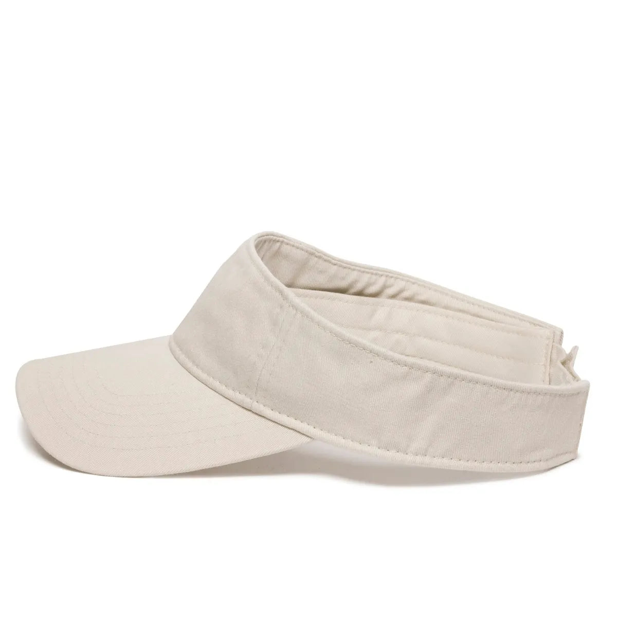 Outdoor Cap GWTV-100 Garment Washed Cotton Twill Visor Unisex Accessories Hats & Caps