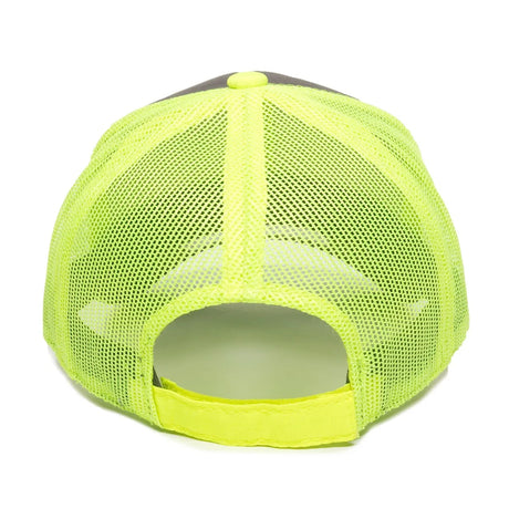 Outdoor Cap GWT-101M Cotton Twill Garment Washed Structured Trucker Hat Unisex Accessories Hats & Caps