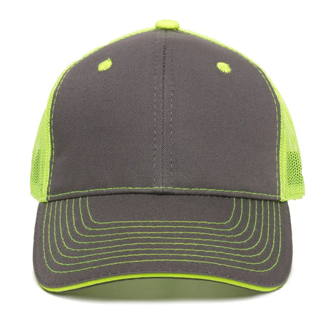 Outdoor Cap GWT-101M Cotton Twill Garment Washed Structured Trucker Hat Unisex Accessories Hats & Caps