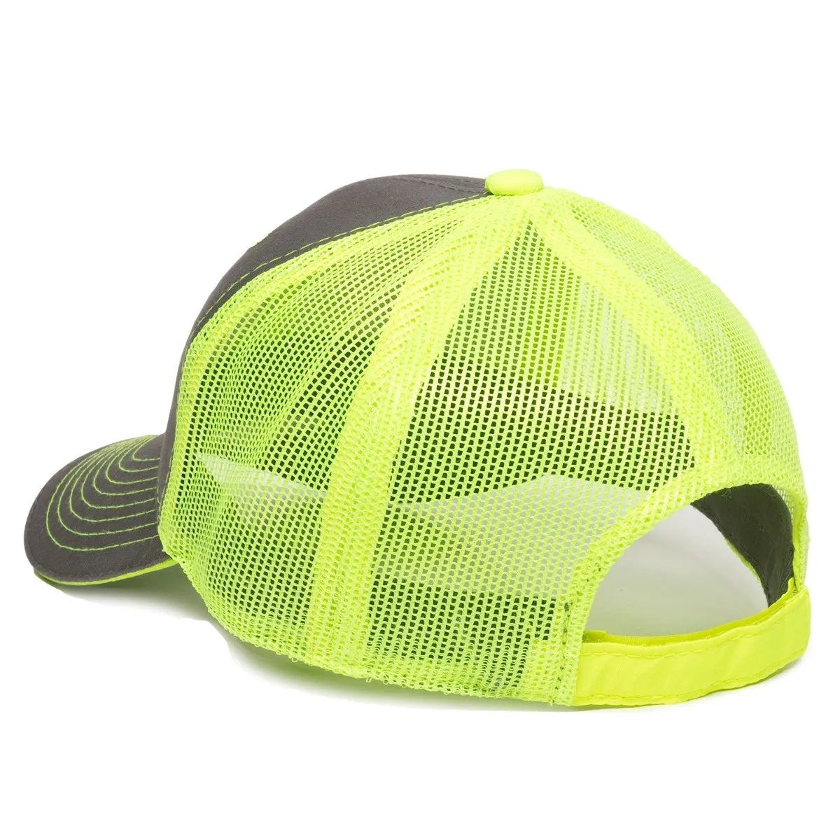 Outdoor Cap GWT-101M Cotton Twill Garment Washed Structured Trucker Hat Unisex Accessories Hats & Caps