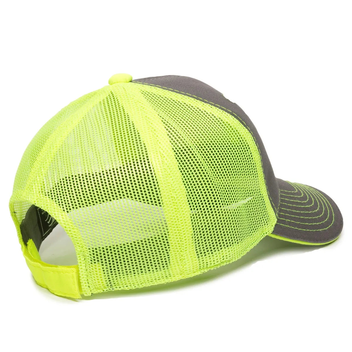 Outdoor Cap GWT-101M Cotton Twill Garment Washed Structured Trucker Hat Unisex Accessories Hats & Caps