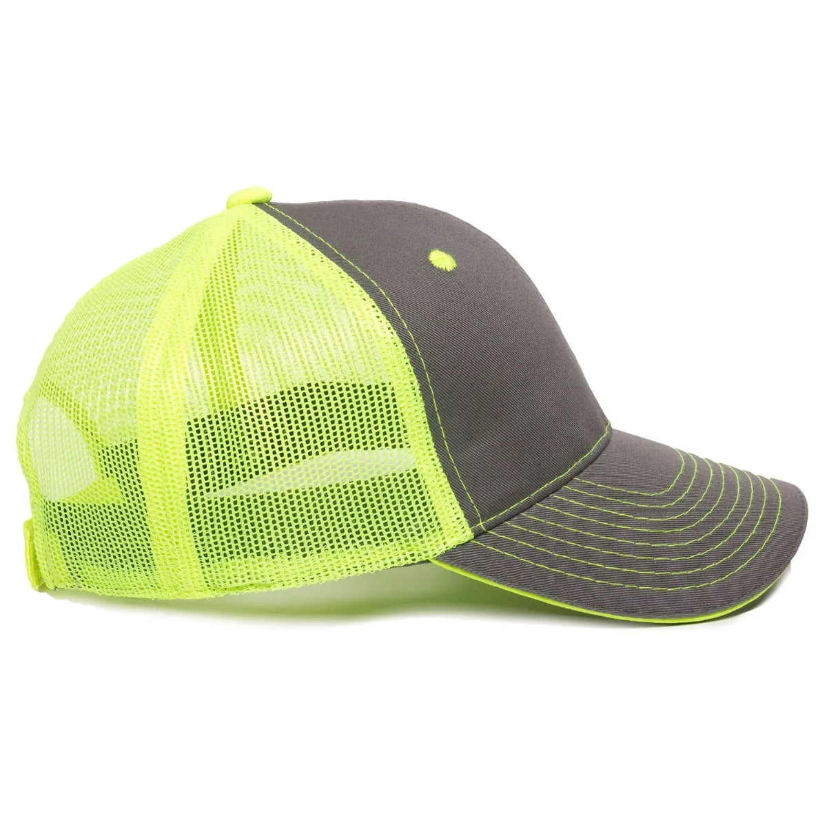 Outdoor Cap GWT-101M Cotton Twill Garment Washed Structured Trucker Hat Unisex Accessories Hats & Caps