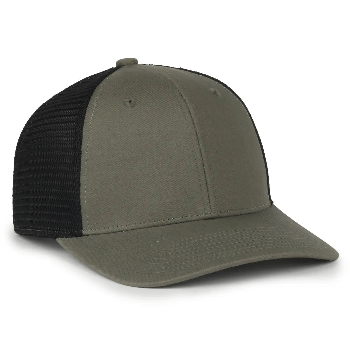 Outdoor Cap FLX672M Pro Round Crown Structured Trucker Hat Unisex Accessories Hats & Caps