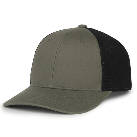 Outdoor Cap FLX672M Pro Round Crown Structured Trucker Hat Unisex Accessories Hats & Caps