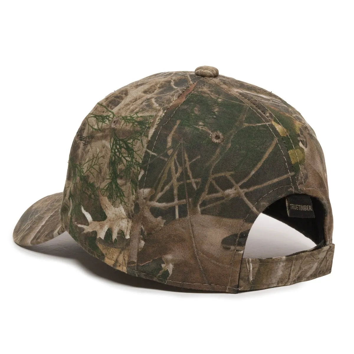 Outdoor Cap 350 Canvas Camo Structured Solid Back Hat Unisex Accessories Hats & Caps