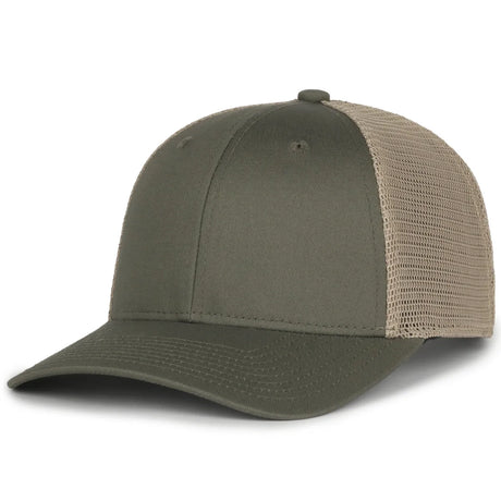Outdoor Cap FLX672M Pro Round Crown Structured Trucker Hat Unisex Accessories Hats & Caps