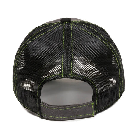 Outdoor Cap GWT-101M Cotton Twill Garment Washed Structured Trucker Hat Unisex Accessories Hats & Caps