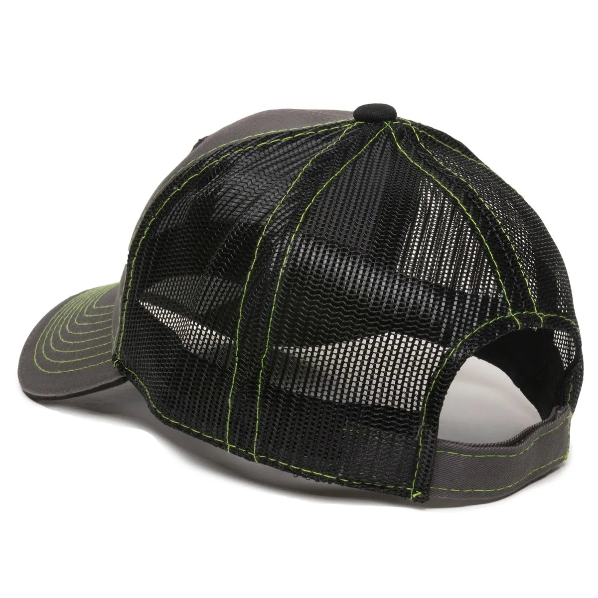 Outdoor Cap GWT-101M Cotton Twill Garment Washed Structured Trucker Hat Unisex Accessories Hats & Caps