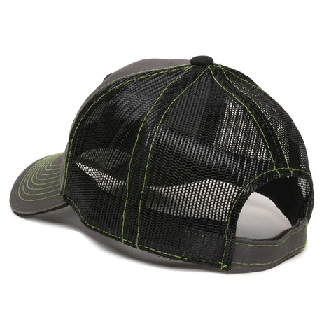 Outdoor Cap GWT-101M Cotton Twill Garment Washed Structured Trucker Hat Unisex Accessories Hats & Caps