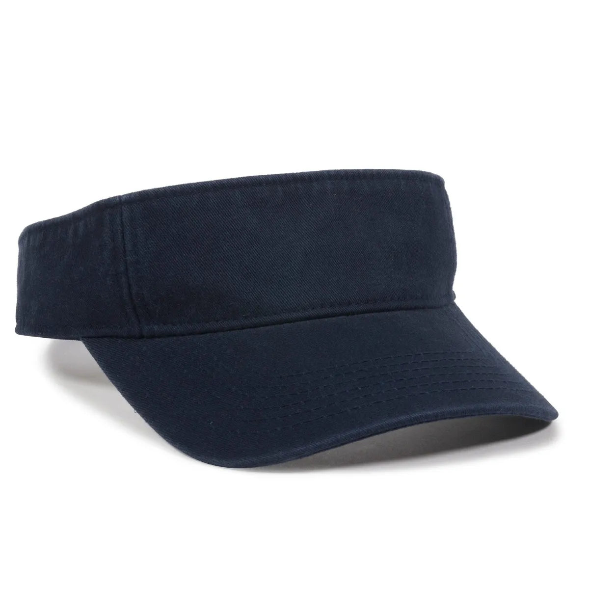Outdoor Cap GWTV-100 Garment Washed Cotton Twill Visor Unisex Accessories Hats & Caps