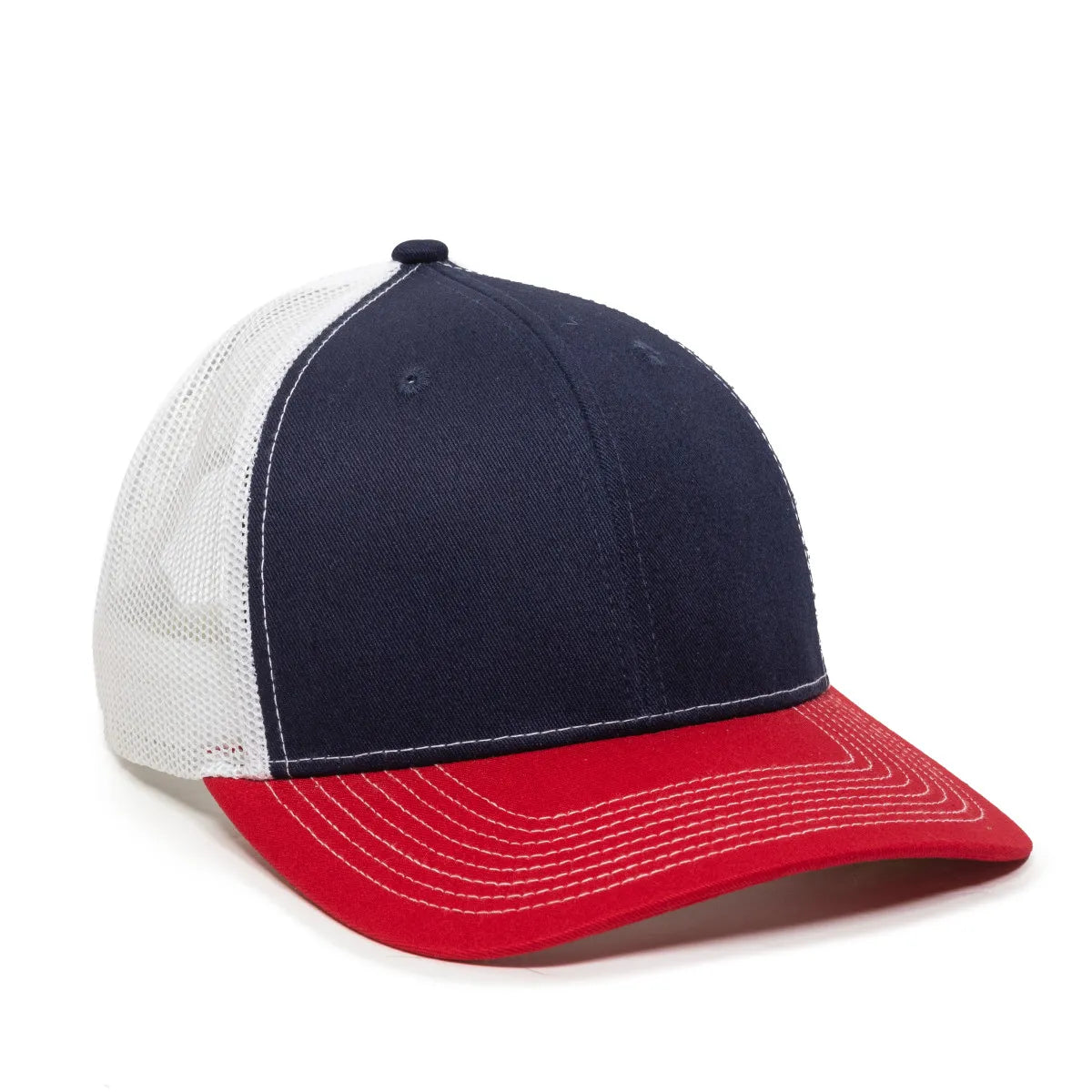 Outdoor Cap OC771V Comfort Sweatband Structured Trucker Hat Unisex Accessories Hats & Caps