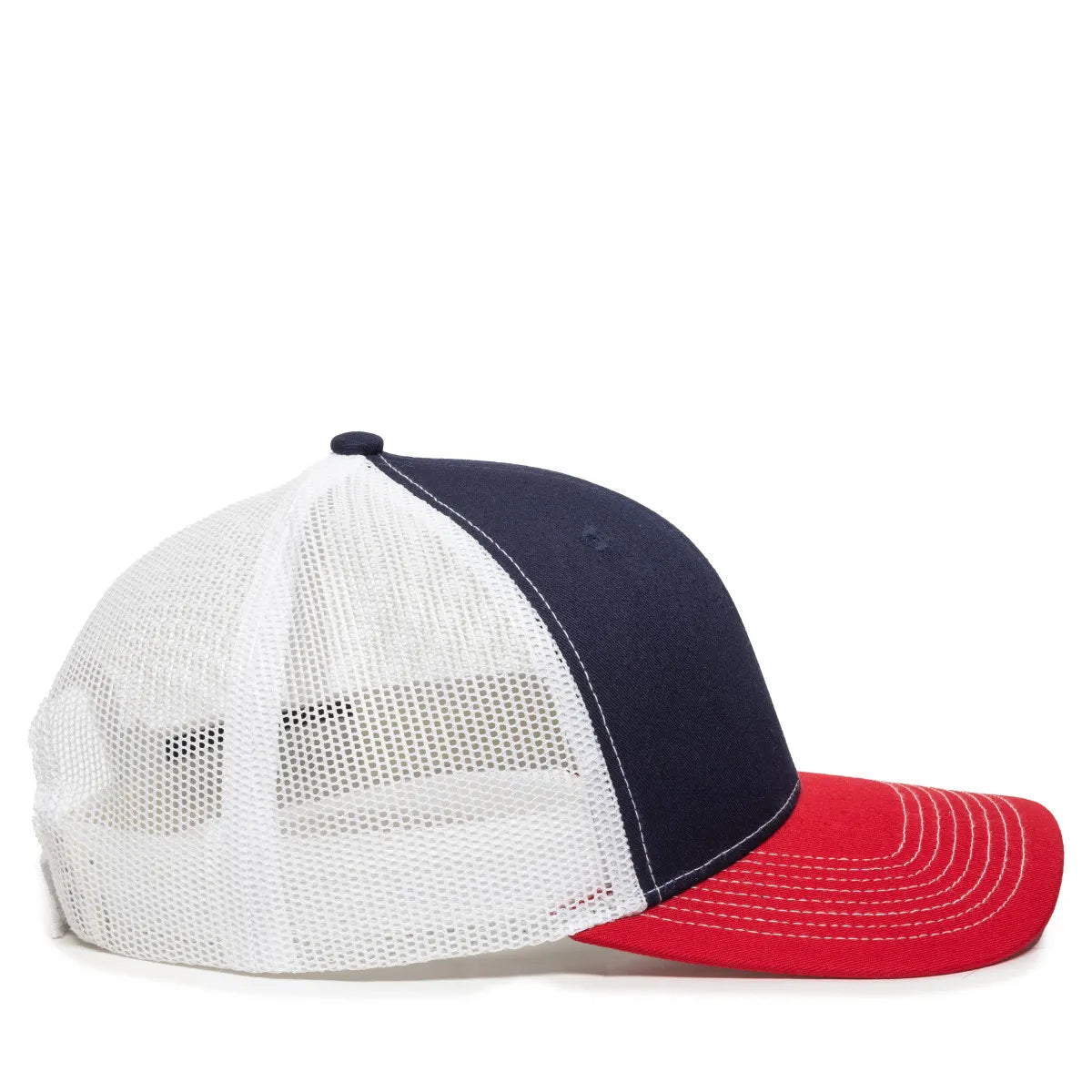 Outdoor Cap OC771V Comfort Sweatband Structured Trucker Hat Unisex Accessories Hats & Caps