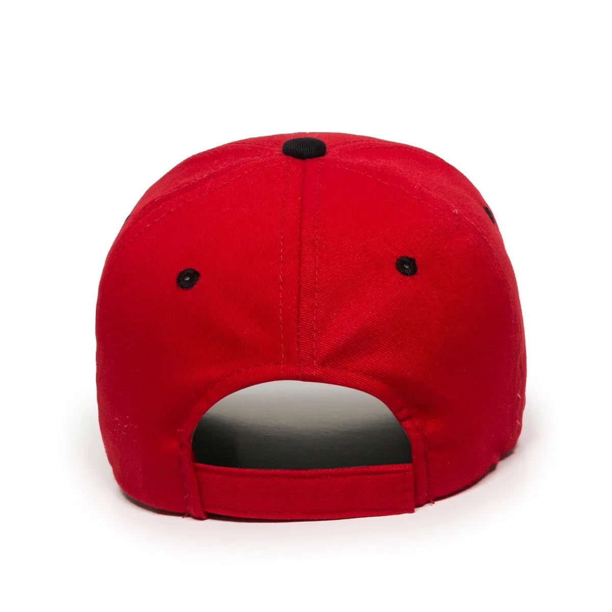 Outdoor Cap GL-845 Contrasting Button and Eyelets Structured Solid Back Hat Unisex Accessories Hats & Caps