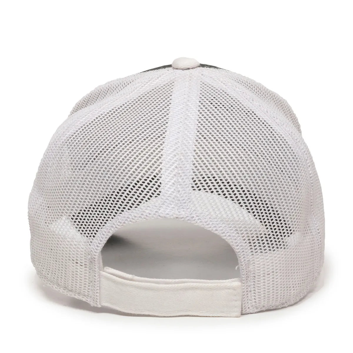 Outdoor Cap GWT-101M Cotton Twill Garment Washed Structured Trucker Hat Unisex Accessories Hats & Caps