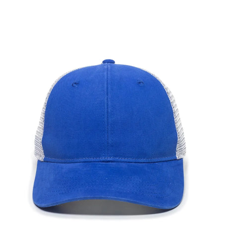 Outdoor Cap PNY-100M Heavy Washed Structured Trucker Hat Unisex Accessories Hats & Caps