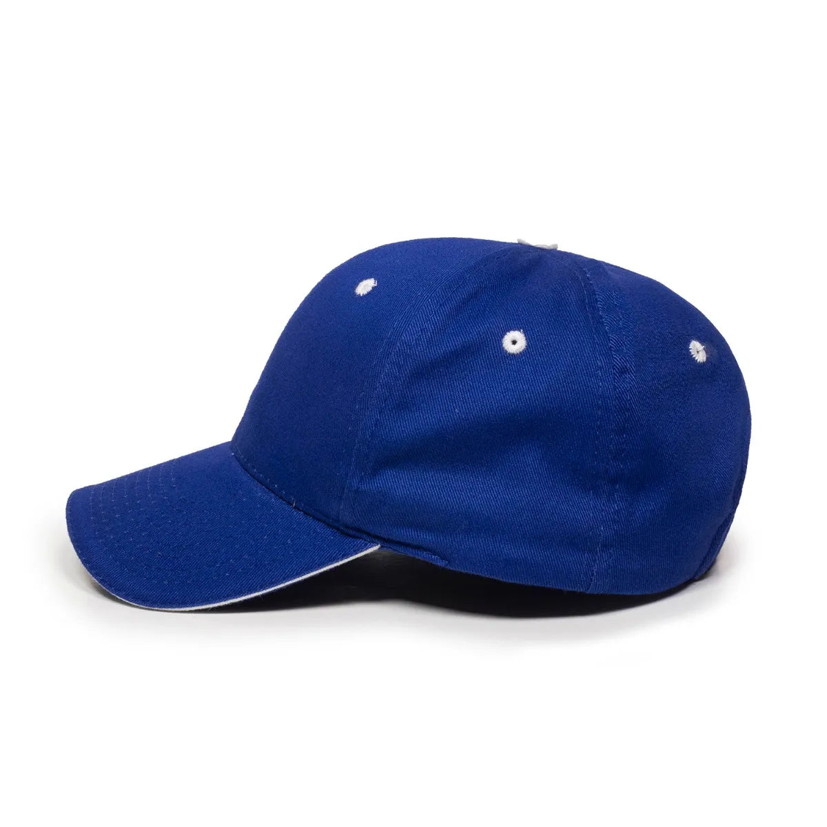 Outdoor Cap GL-845 Contrasting Button and Eyelets Structured Solid Back Hat Unisex Accessories Hats & Caps