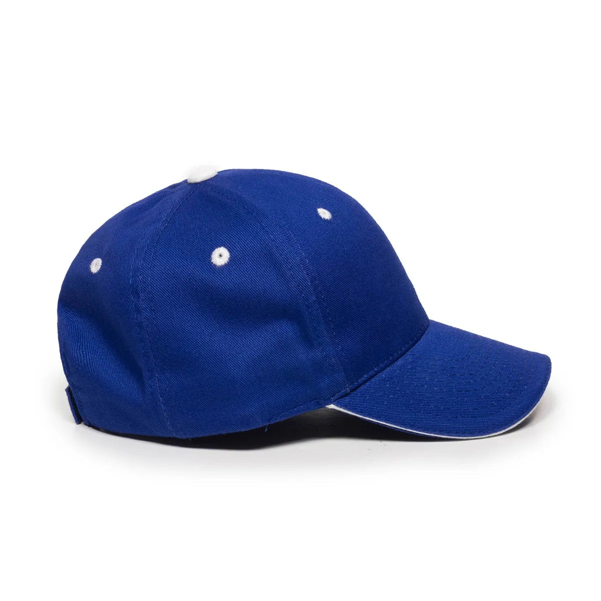 Outdoor Cap GL-845 Contrasting Button and Eyelets Structured Solid Back Hat Unisex Accessories Hats & Caps