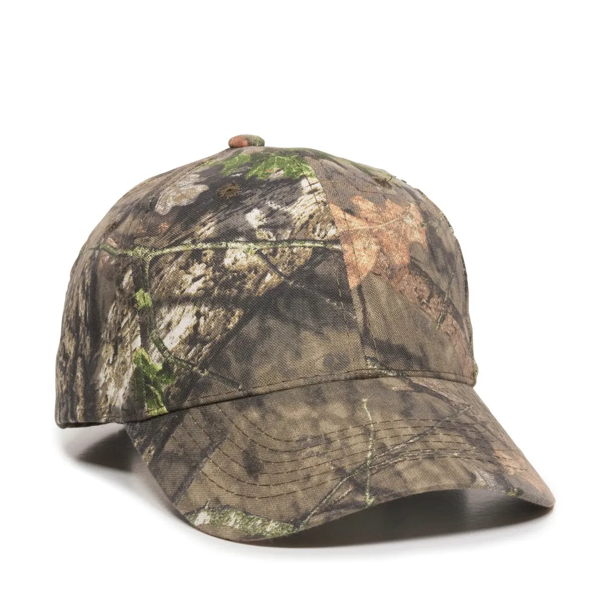 Outdoor Cap 350 Canvas Camo Structured Solid Back Hat Unisex Accessories Hats & Caps