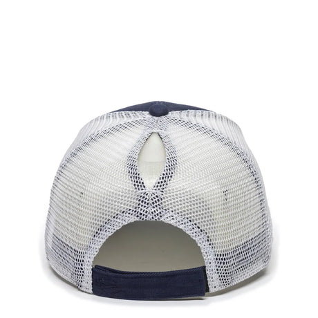 Outdoor Cap PNY-100M Heavy Washed Structured Trucker Hat Unisex Accessories Hats & Caps