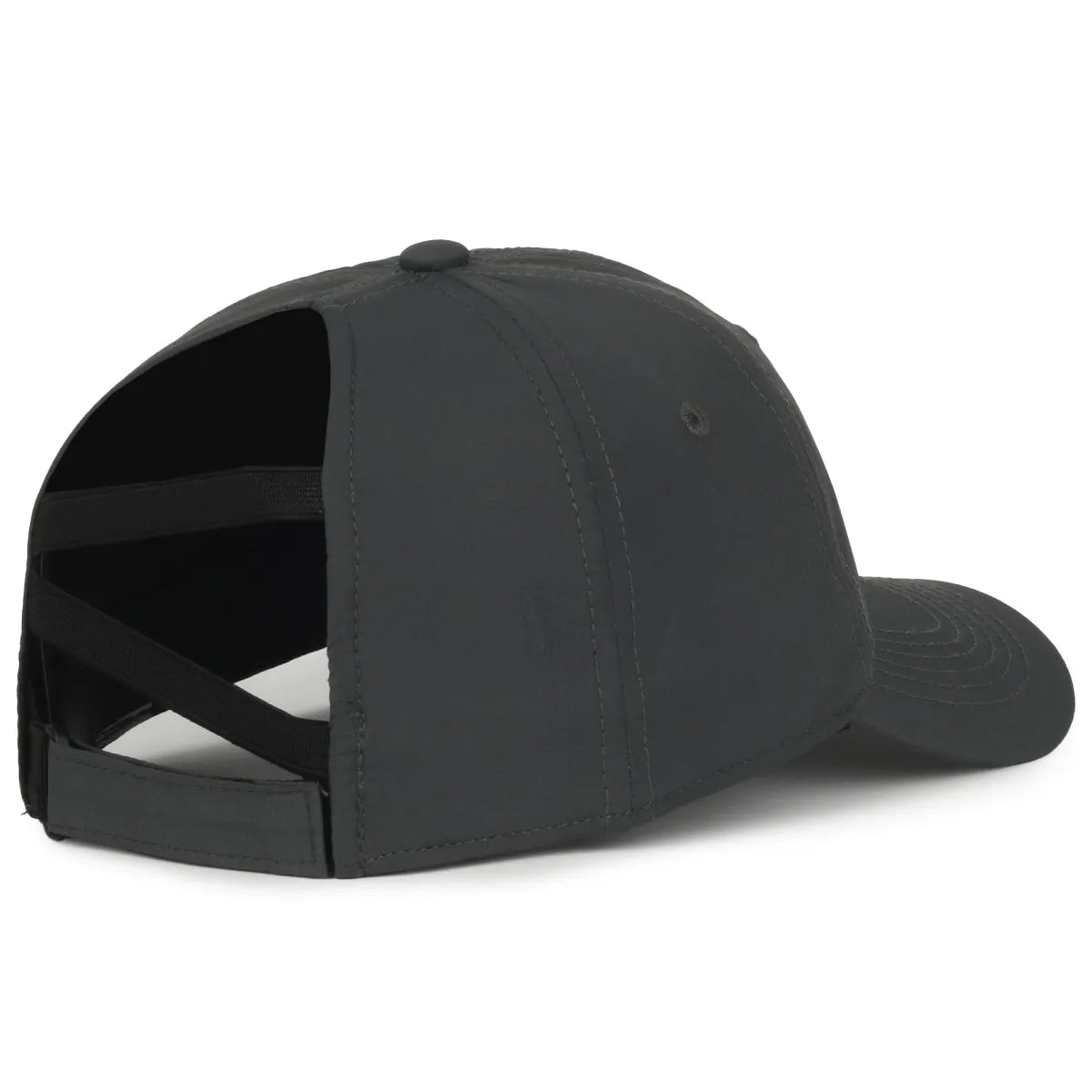 Outdoor Cap PNY-900U Ponytail Opening Unstructured Solid Panel Hat Unisex Accessories Hats & Caps