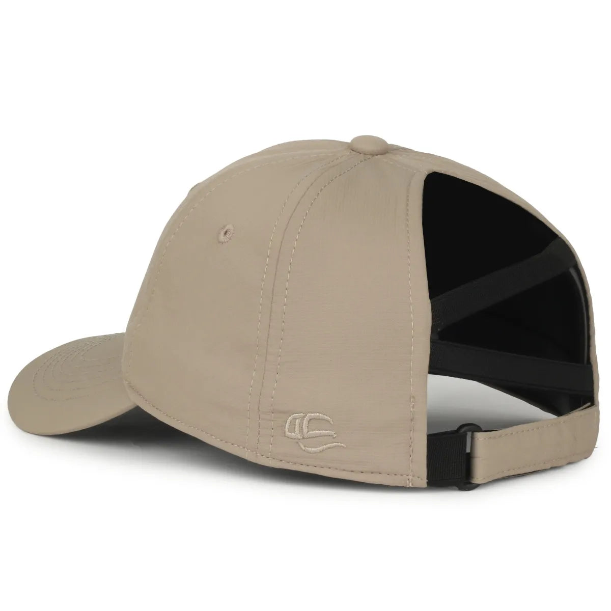 Outdoor Cap PNY-900U Ponytail Opening Unstructured Solid Panel Hat Unisex Accessories Hats & Caps