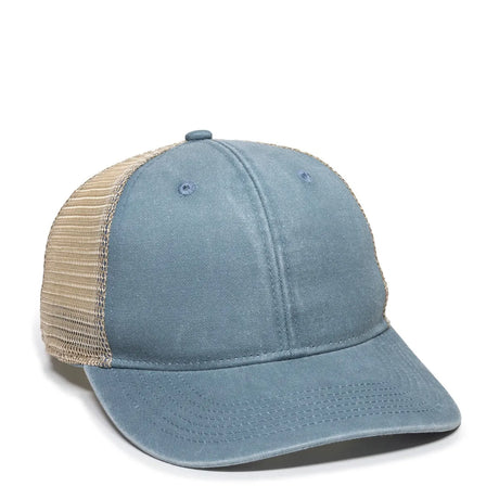 Outdoor Cap PNY-100M Heavy Washed Structured Trucker Hat Unisex Accessories Hats & Caps