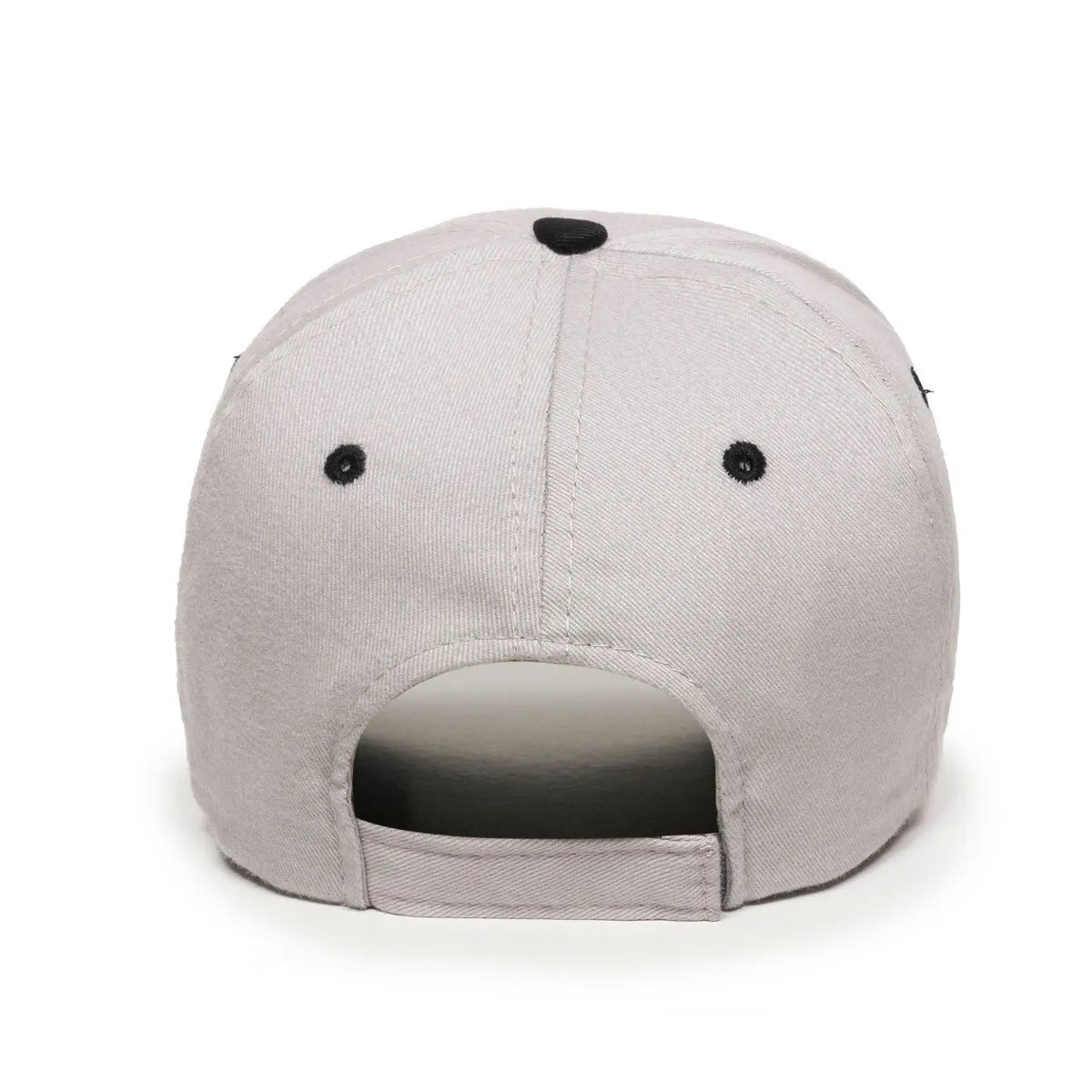 Outdoor Cap GL-845 Contrasting Button and Eyelets Structured Solid Back Hat Unisex Accessories Hats & Caps