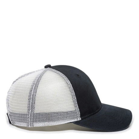 Outdoor Cap PNY-100M Heavy Washed Structured Trucker Hat Unisex Accessories Hats & Caps