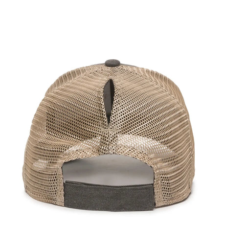 Outdoor Cap PNY-100M Heavy Washed Structured Trucker Hat Unisex Accessories Hats & Caps