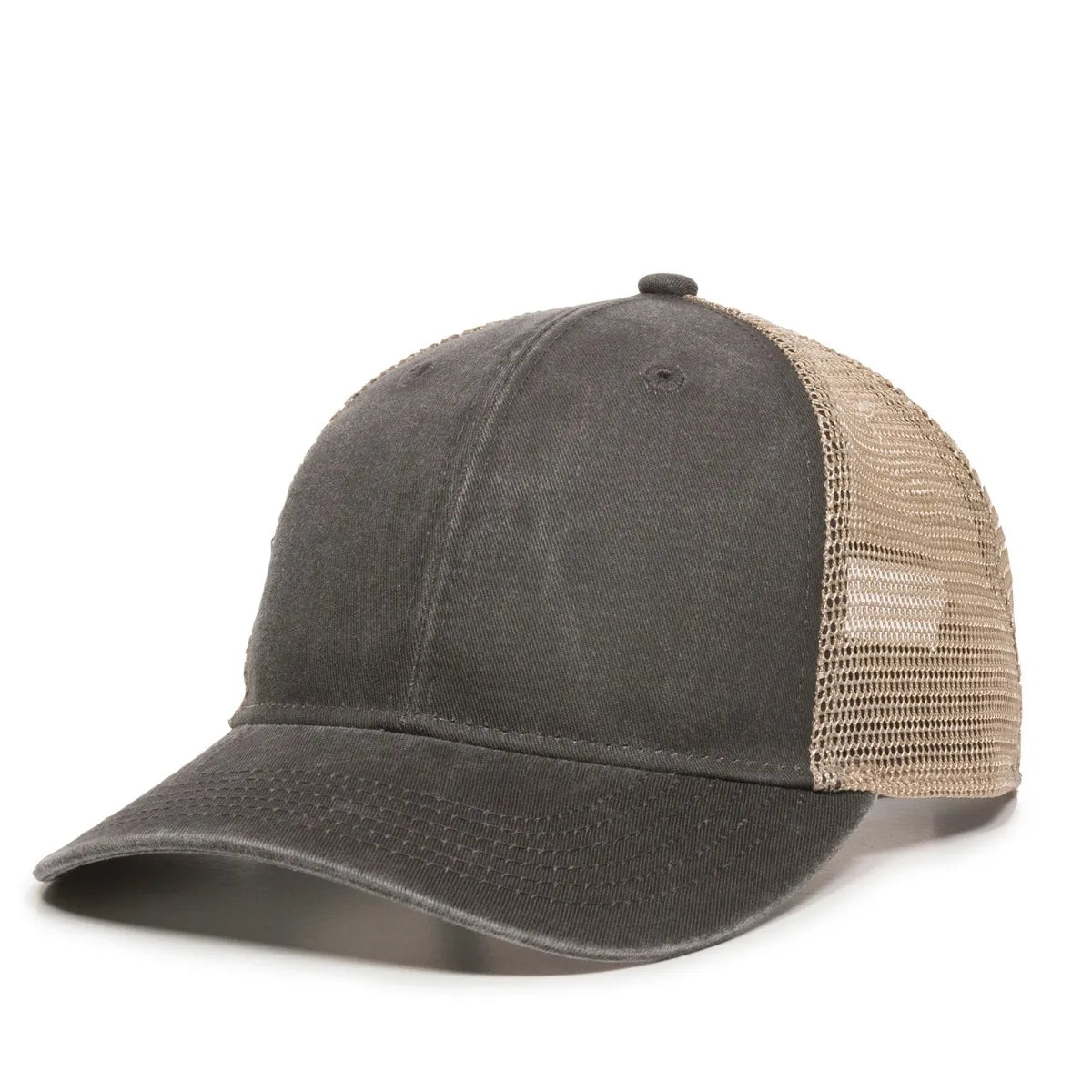 Outdoor Cap PNY-100M Heavy Washed Structured Trucker Hat Unisex Accessories Hats & Caps