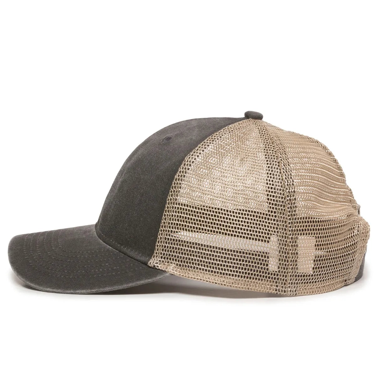 Outdoor Cap PNY-100M Heavy Washed Structured Trucker Hat Unisex Accessories Hats & Caps