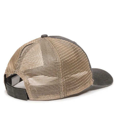 Outdoor Cap PNY-100M Heavy Washed Structured Trucker Hat Unisex Accessories Hats & Caps