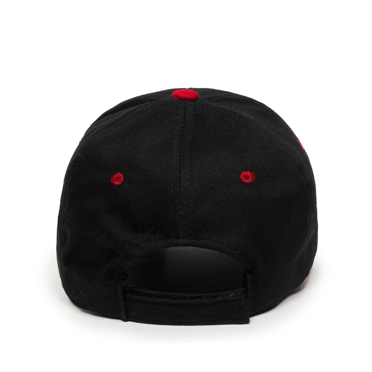 Outdoor Cap GL-845 Contrasting Button and Eyelets Structured Solid Back Hat Unisex Accessories Hats & Caps