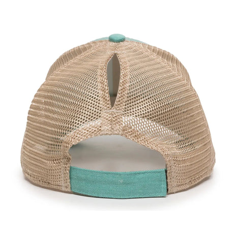 Outdoor Cap PNY-100M Heavy Washed Structured Trucker Hat Unisex Accessories Hats & Caps