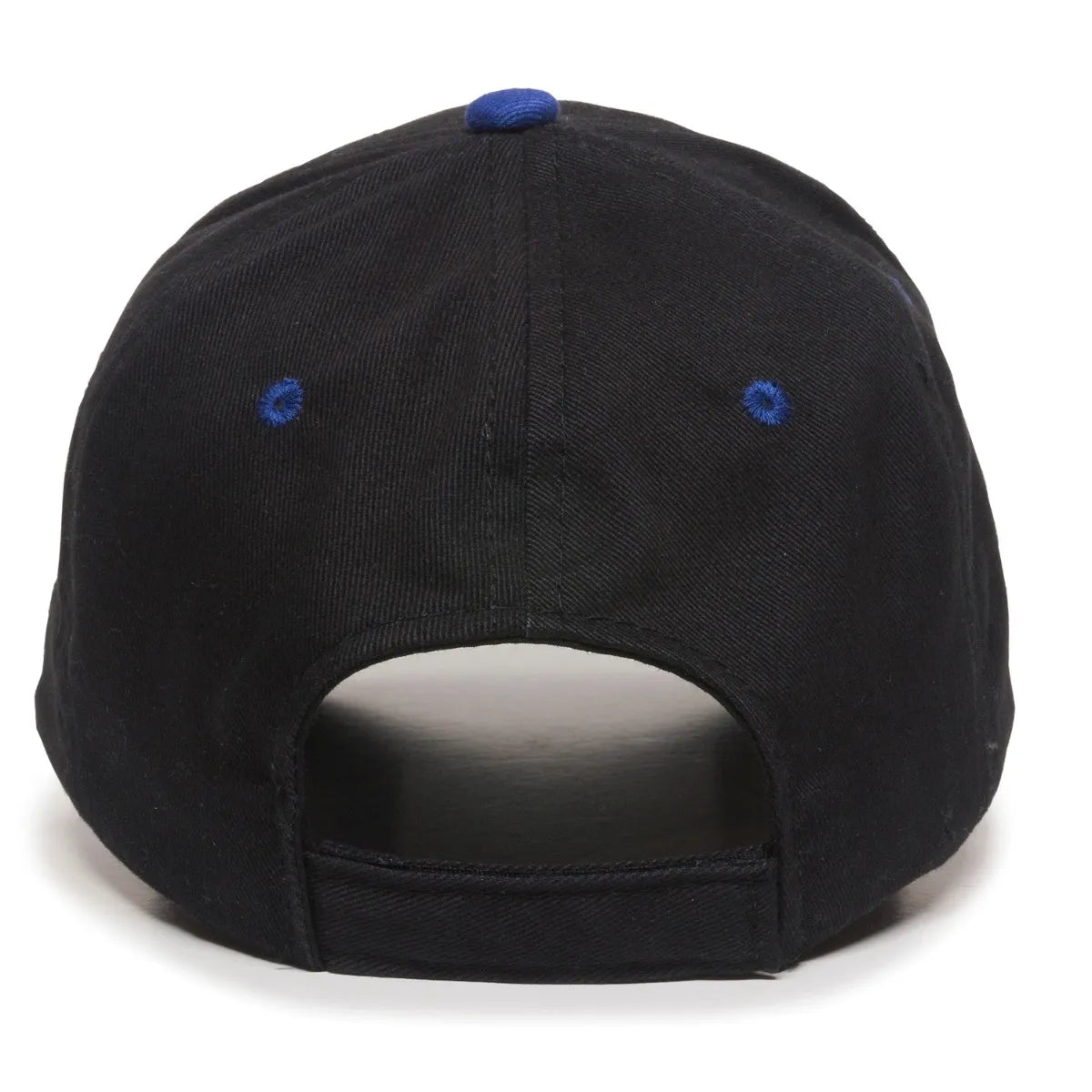 Outdoor Cap GL-845 Contrasting Button and Eyelets Structured Solid Back Hat Unisex Accessories Hats & Caps