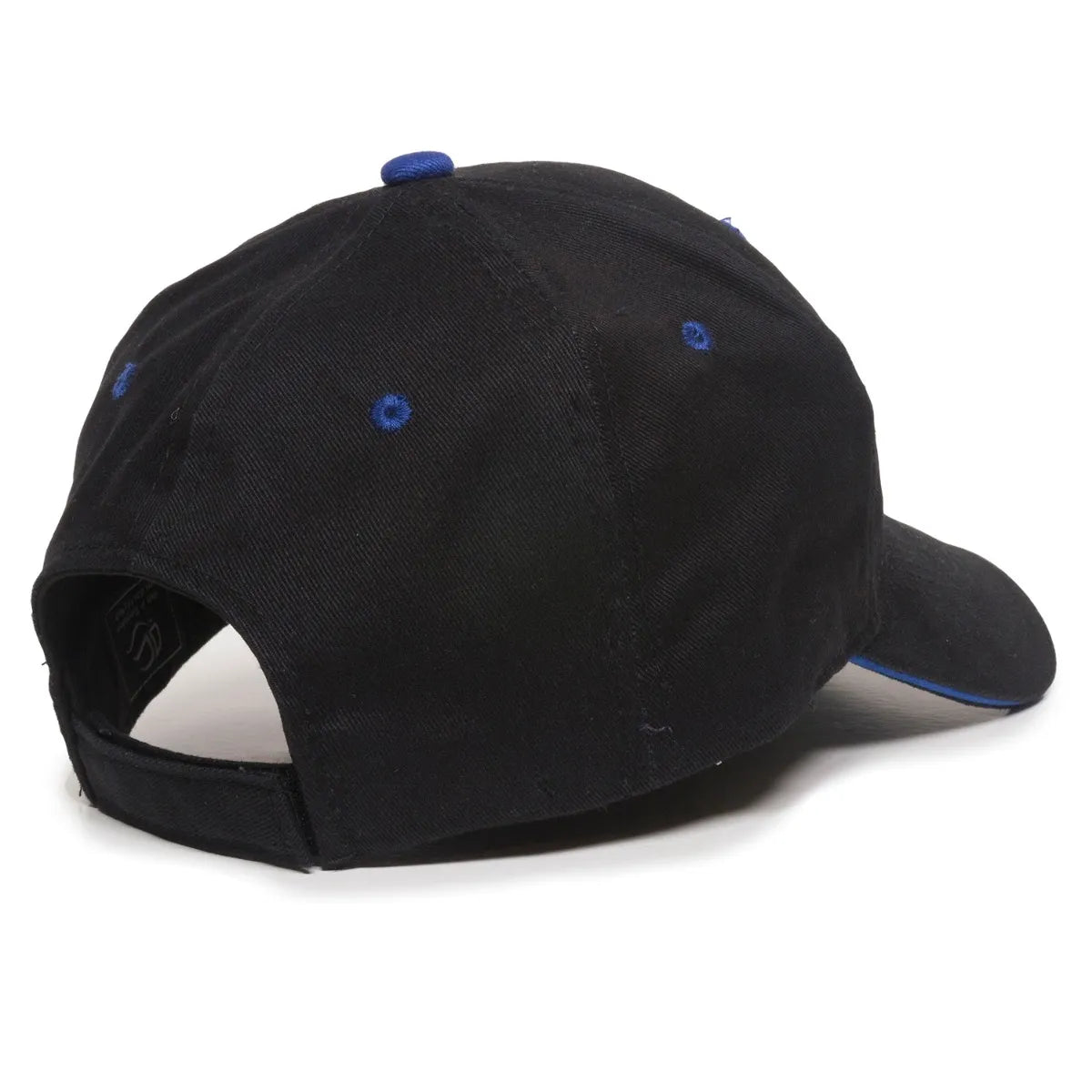 Outdoor Cap GL-845 Contrasting Button and Eyelets Structured Solid Back Hat Unisex Accessories Hats & Caps