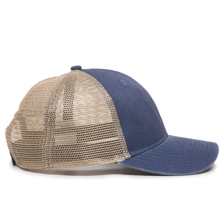 Outdoor Cap PNY-100M Heavy Washed Structured Trucker Hat Unisex Accessories Hats & Caps