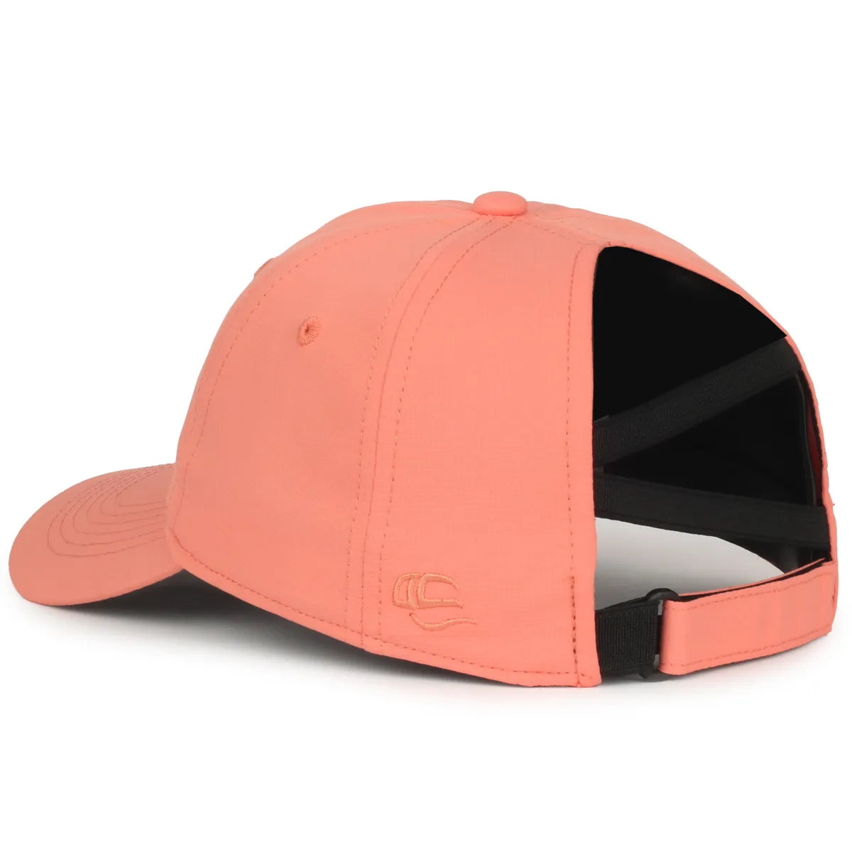 Outdoor Cap PNY-900U Ponytail Opening Unstructured Solid Panel Hat Unisex Accessories Hats & Caps
