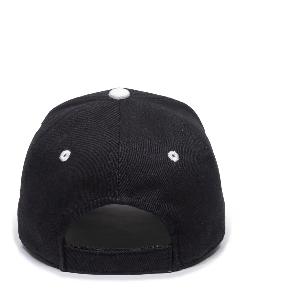 Outdoor Cap GL-845 Contrasting Button and Eyelets Structured Solid Back Hat Unisex Accessories Hats & Caps