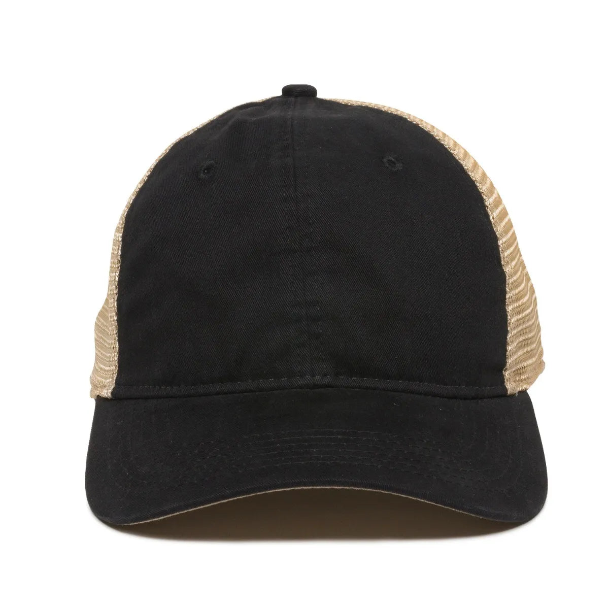 Outdoor Cap PWT-200M Tea-Stained Unstructured Trucker Hat Unisex Accessories Hats & Caps