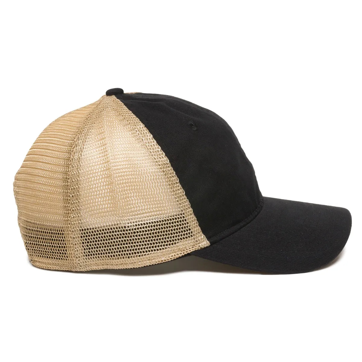 Outdoor Cap PWT-200M Tea-Stained Unstructured Trucker Hat Unisex Accessories Hats & Caps
