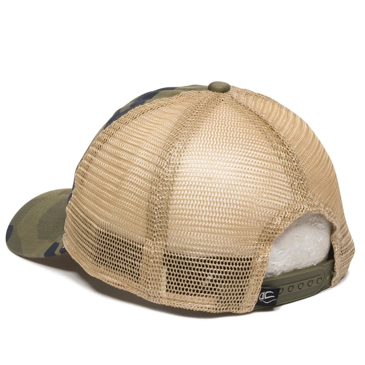 Outdoor Cap PWT-200M Tea-Stained Unstructured Trucker Hat Unisex Accessories Hats & Caps