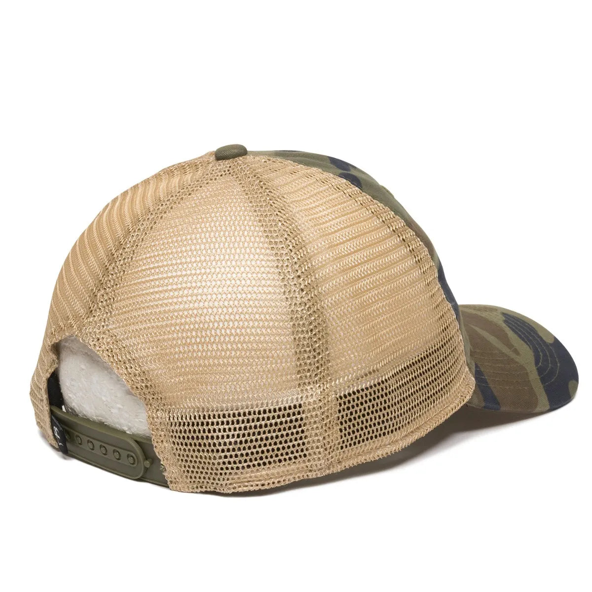 Outdoor Cap PWT-200M Tea-Stained Unstructured Trucker Hat Unisex Accessories Hats & Caps
