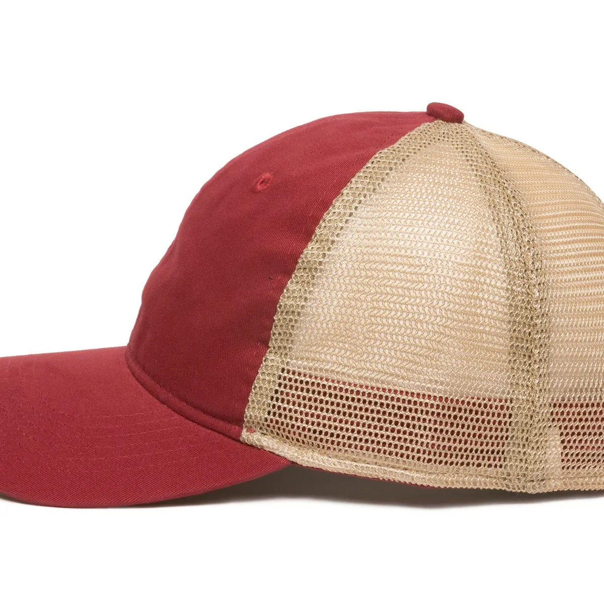 Outdoor Cap PWT-200M Tea-Stained Unstructured Trucker Hat Unisex Accessories Hats & Caps