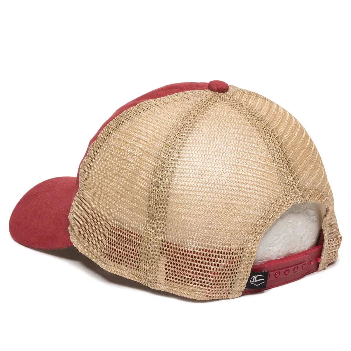 Outdoor Cap PWT-200M Tea-Stained Unstructured Trucker Hat Unisex Accessories Hats & Caps