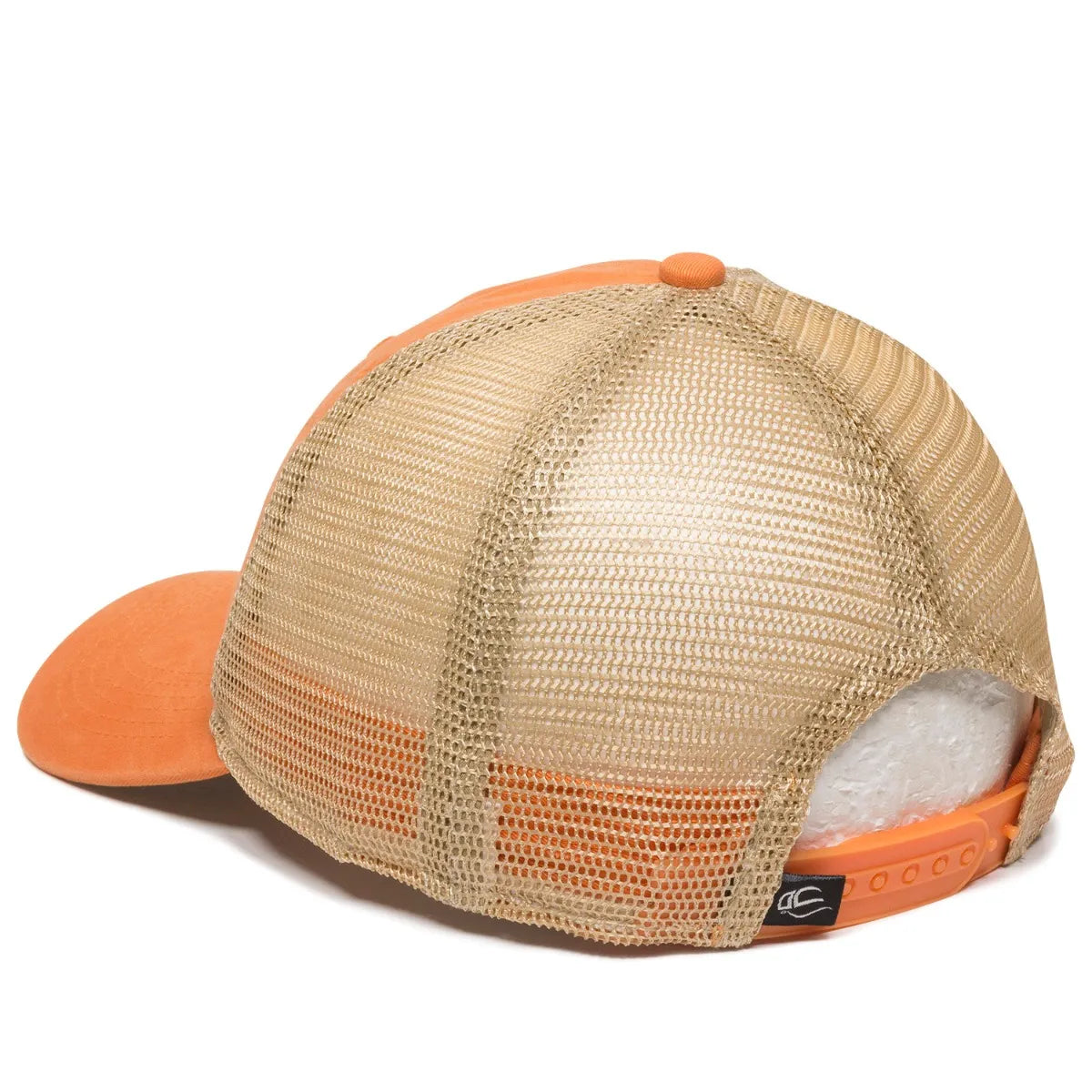 Outdoor Cap PWT-200M Tea-Stained Unstructured Trucker Hat Unisex Accessories Hats & Caps