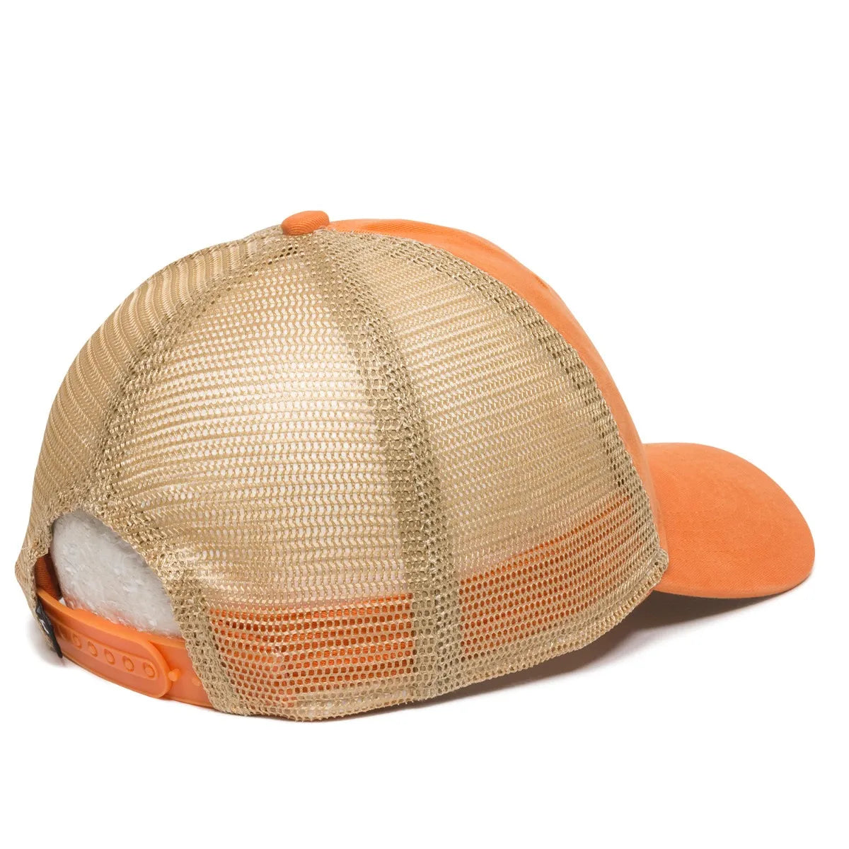 Outdoor Cap PWT-200M Tea-Stained Unstructured Trucker Hat Unisex Accessories Hats & Caps